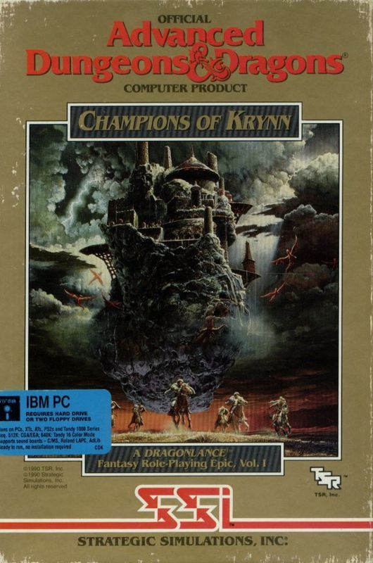 Game cover: Champions of Krynn