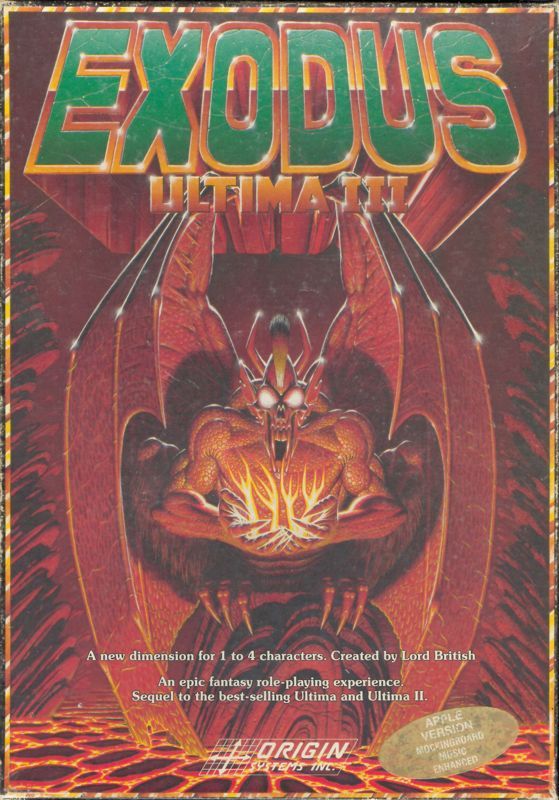 Game cover: Exodus: Ultima III