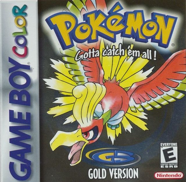 Game cover: Pokémon Gold Version