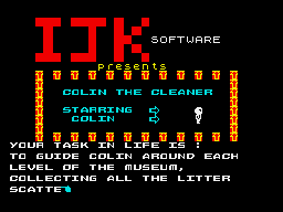 Game cover: Colin the Cleaner