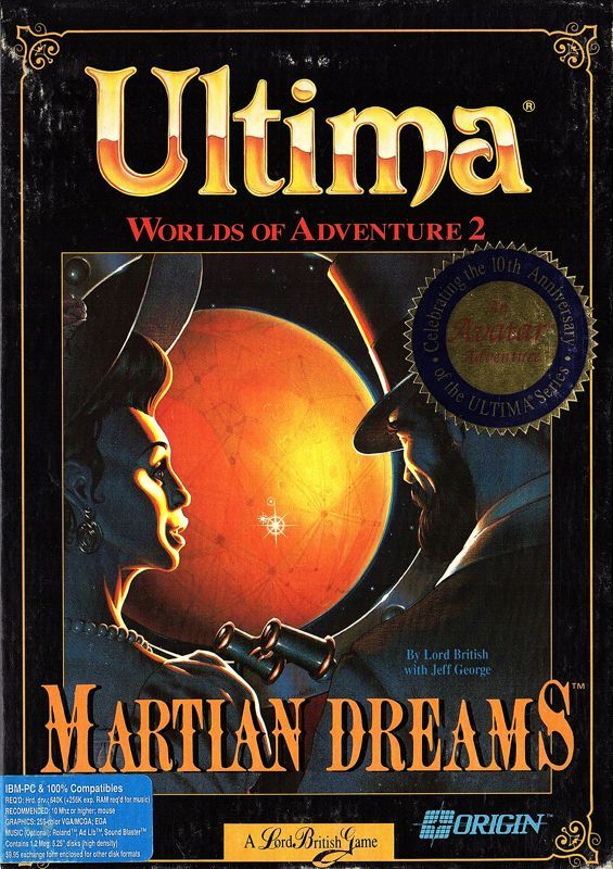 Game cover: Ultima: Worlds of Adventure 2 - Martian Dreams