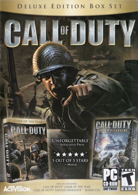 Game cover: Call of Duty: Deluxe Edition