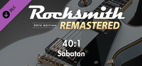 Game cover: Rocksmith 2014 Edition: Remastered - Sabaton: 40:1