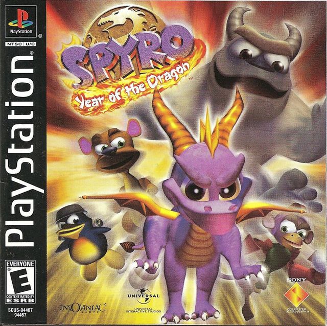 Game cover: Spyro: Year of the Dragon