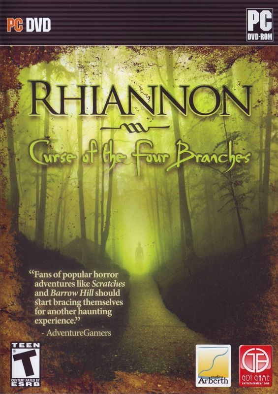 Game cover: Rhiannon: Curse of the Four Branches