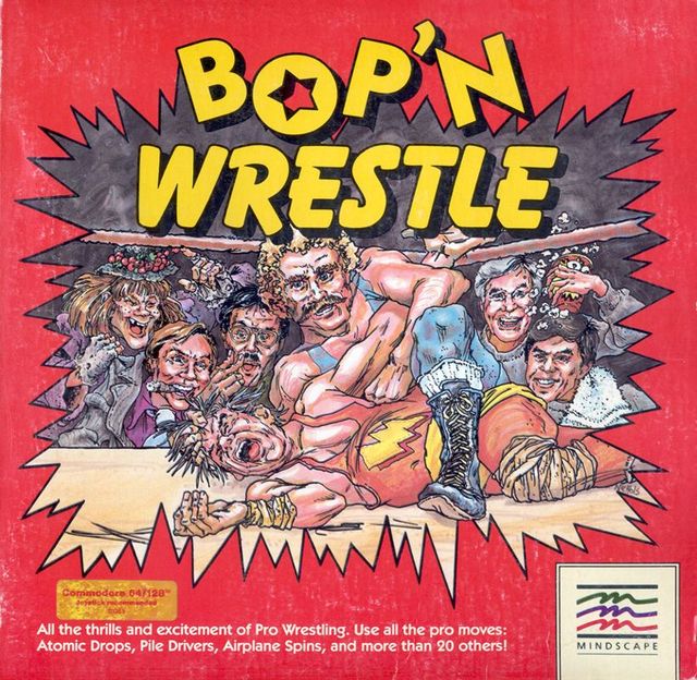 Game cover: Bop'N Wrestle
