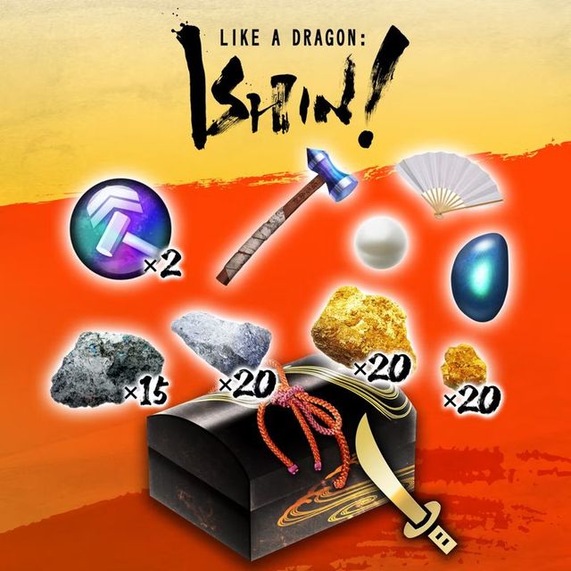 Game cover: Like a Dragon: Ishin! - Sword Upgrade Materials Kit
