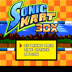Game cover: Sonic Kart 3D X