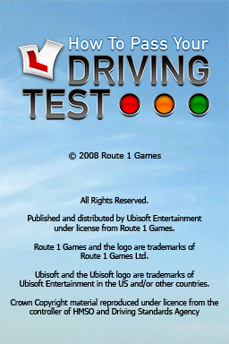 Game cover: How To Pass Your Driving Test