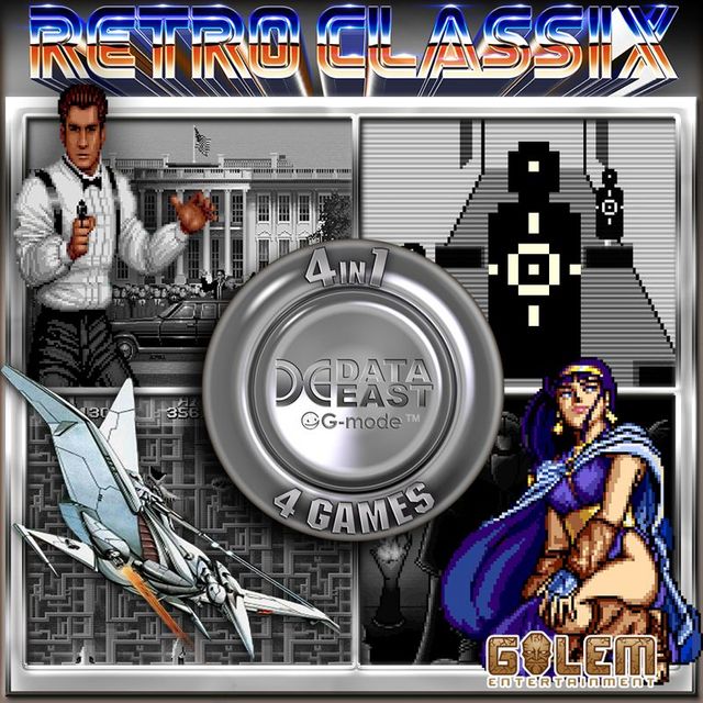 Game cover: Retro Classix 4-in-1: Sly Spy, Shootout, Wizard Fire & SRD: Super Real Darwin