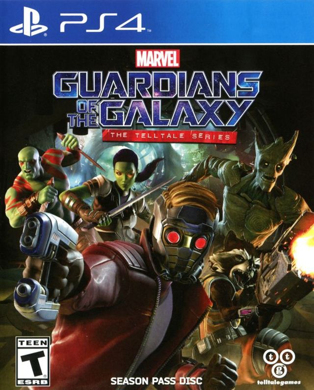 Game cover: Marvel Guardians of the Galaxy: The Telltale Series