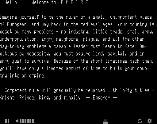 Game cover: Empire