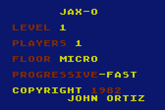 Game cover: Jax-O