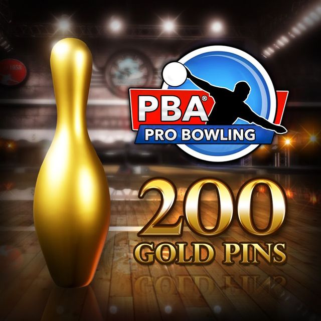 Game cover: PBA Pro Bowling: 200 Gold Pins