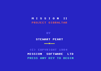 Game cover: Mission 2: Project Gibraltar