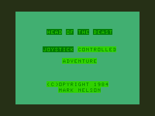 Game cover: The Head of the Beast