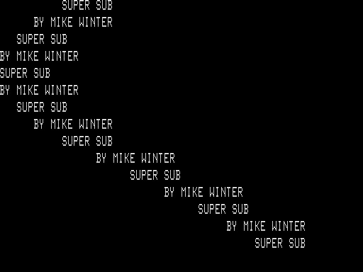 Game cover: Super Sub