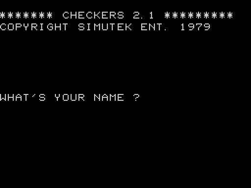 Game cover: Checkers 2.1
