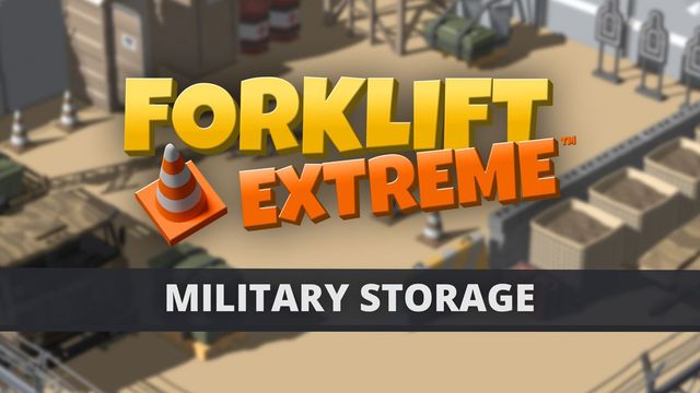 Game cover: Forklift Extreme: Military Storage