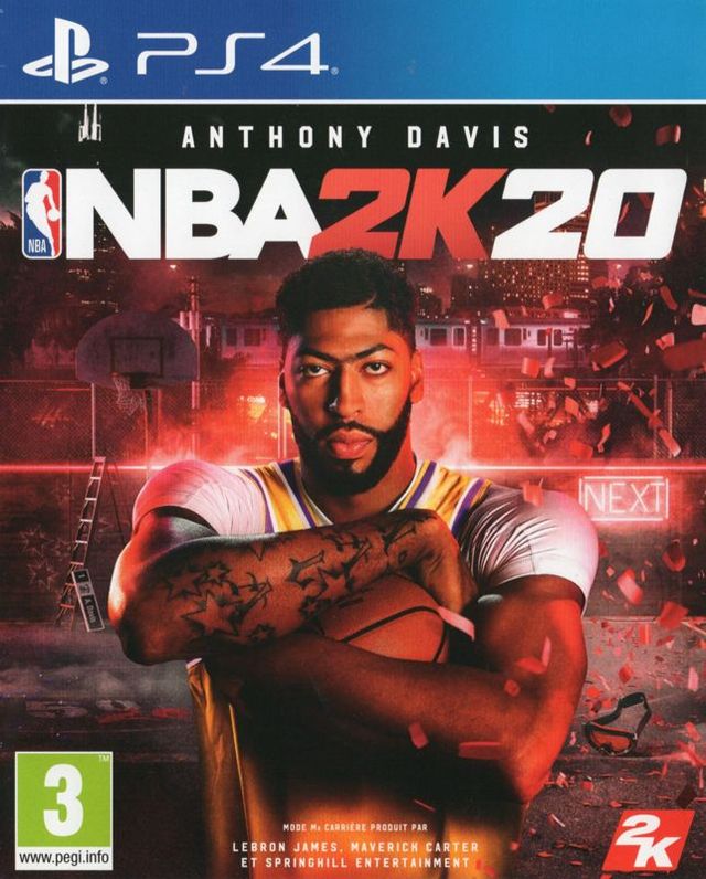 Game cover: NBA 2K20