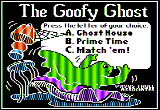 Game cover: The Goofy Ghost