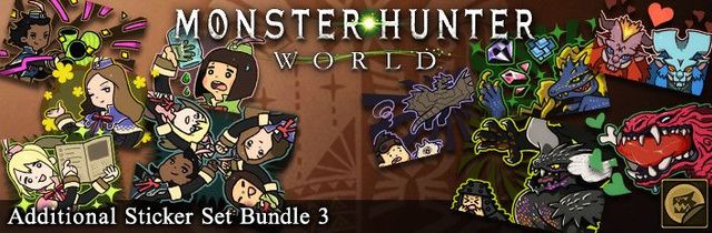 Game cover: Monster Hunter: World - Additional Sticker Set Bundle 3