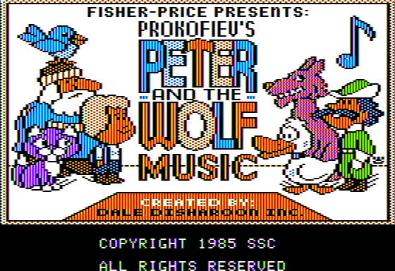 Game cover: Prokofiev's Peter and the Wolf Music