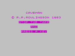 Game cover: Caveman