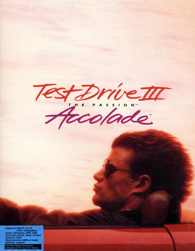Game cover: Test Drive III: The Passion