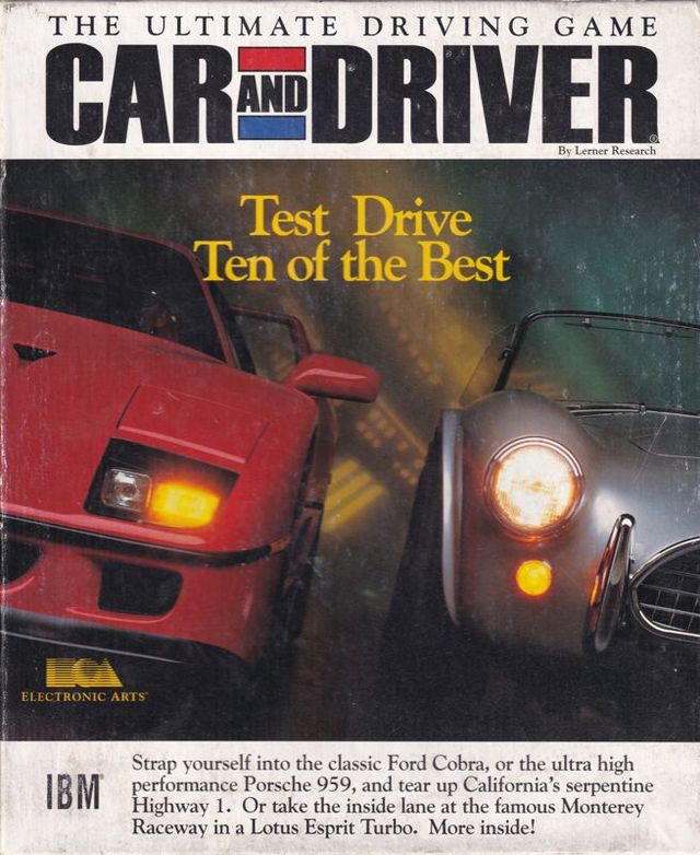 Game cover: Car and Driver