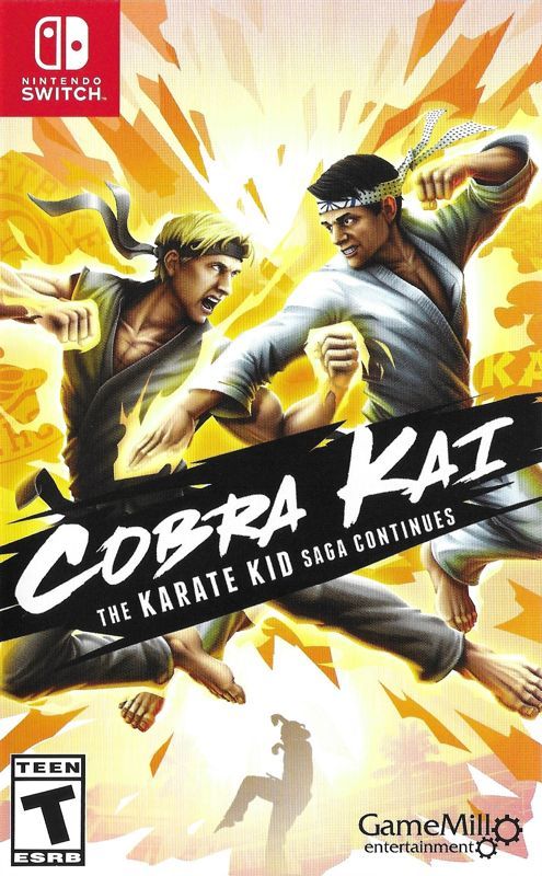 Game cover: Cobra Kai: The Karate Kid Saga Continues