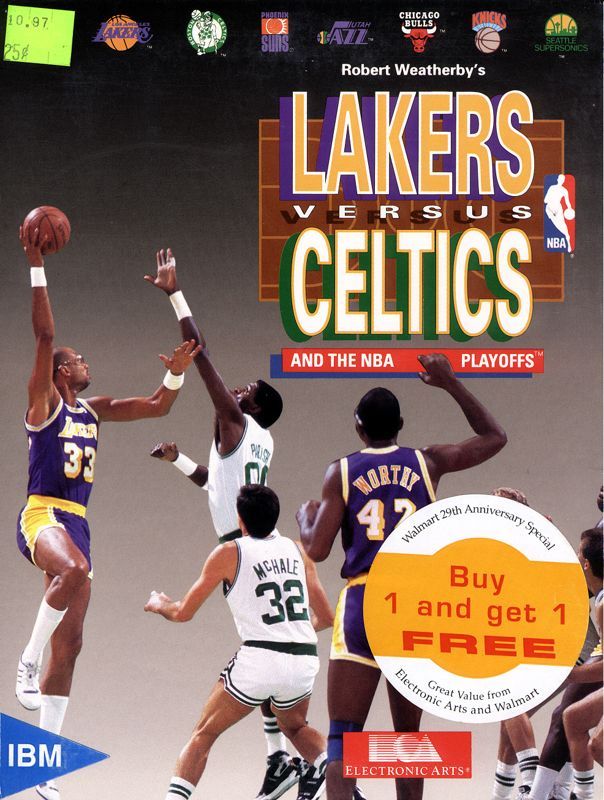 Game cover: Lakers versus Celtics and the NBA Playoffs