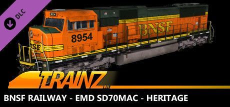 Game cover: Trainz 2022: BNSF Railway - EMD SD70MAC - Heritage