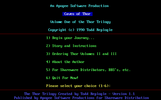 Game cover: The Thor Trilogy