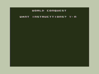 Game cover: World Conquest