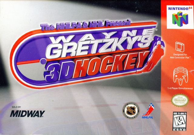 Game cover: Wayne Gretzky's 3D Hockey