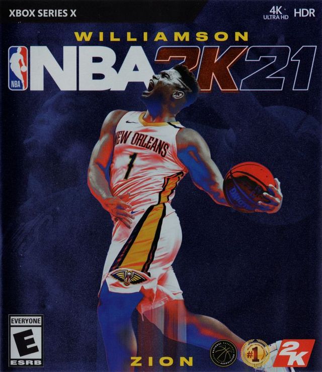 Game cover: NBA 2K21