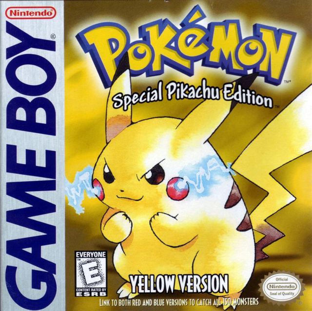 Game cover: Pokémon Yellow Version: Special Pikachu Edition
