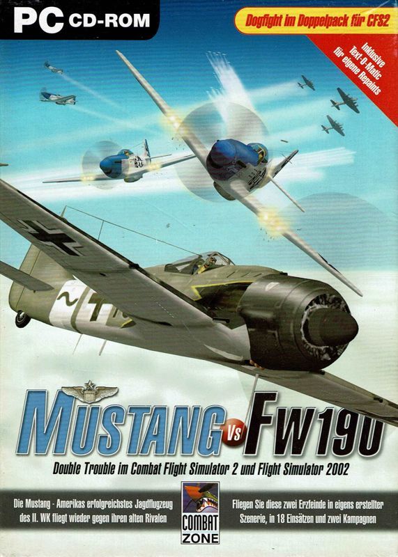Game cover: Mustang vs FW 190