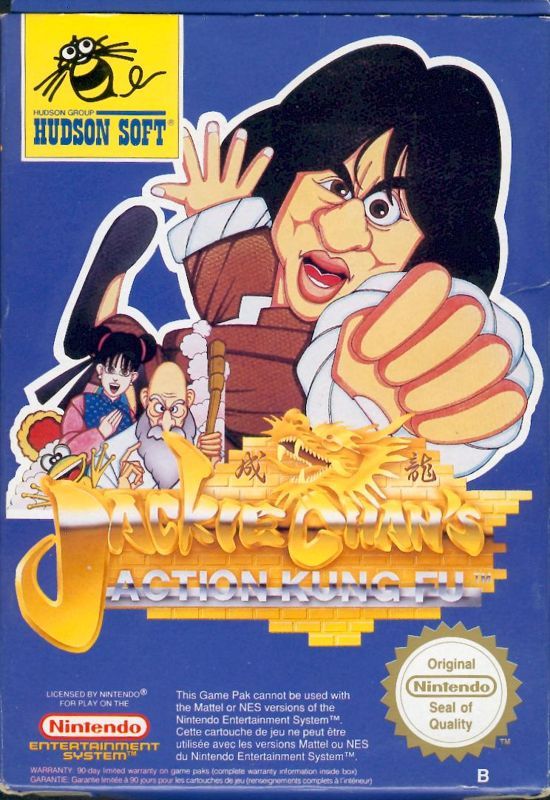 Game cover: Jackie Chan's Action Kung Fu