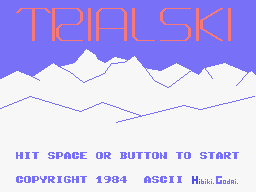 Game cover: Trial Ski