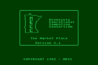 Game cover: The Market Place