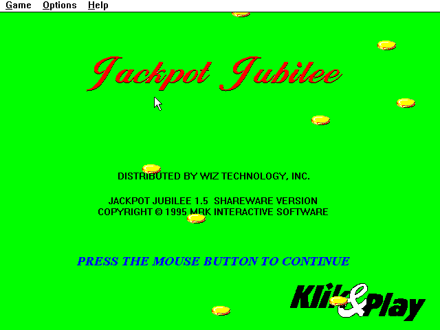 Game cover: Jackpot Jubilee