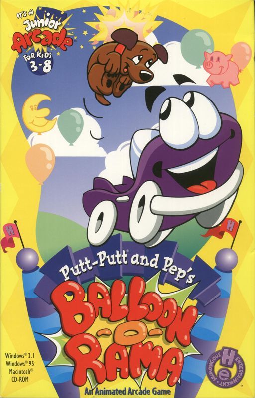 Game cover: Putt-Putt and Pep's Balloon-o-Rama