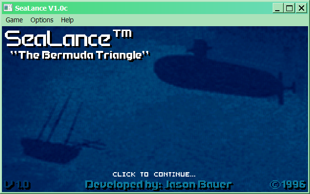 Game cover: SeaLance: The Bermuda Triangle