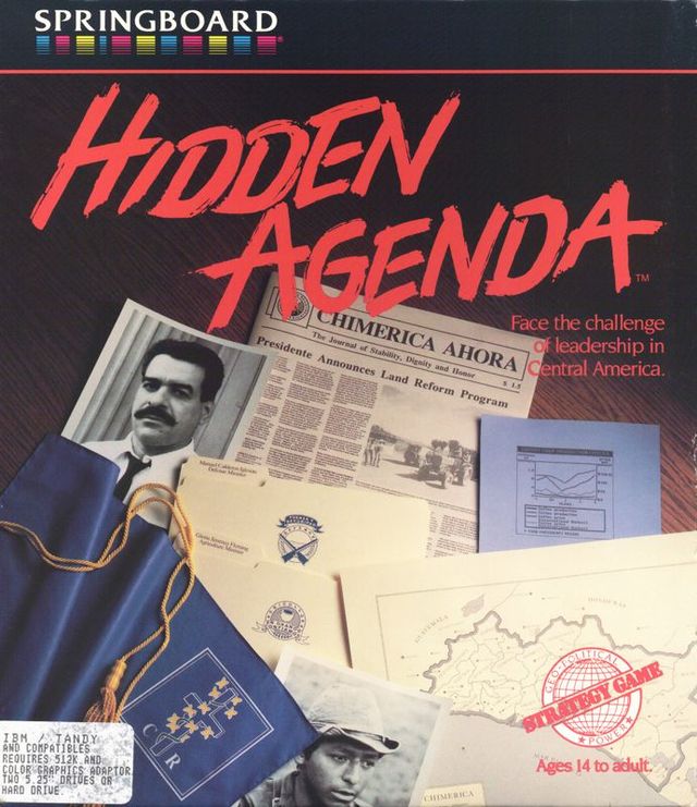 Game cover: Hidden Agenda