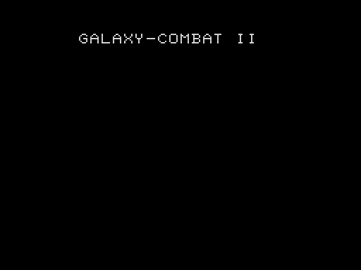 Game cover: Galaxy Combat II