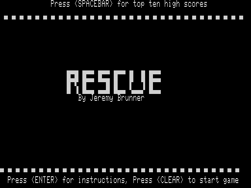 Game cover: Rescue