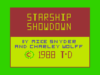 Game cover: Starship Showdown