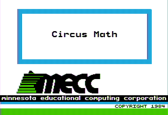 Game cover: Circus Math
